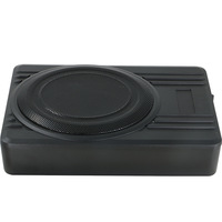 Haut-parleur de voiture 12V haute puissance en alliage d'aluminium, mise à niveau audio sous le siège, subwoofer actif ultra-plat de 8 pouces, 50-150Hz, 75-90dB