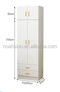 Large-capacity <strong>Wardrobe</strong> with Four Doors and Two Drawers - Product Image 3