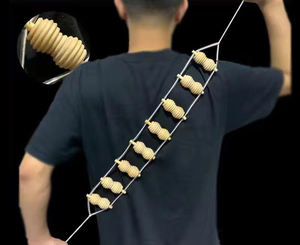 Venta directa de fábrica Masaje manual de cuerpo completo Rodillo de espalda abierta Extractor de espalda <span class=keywords><strong>Meridiano</strong></span> de madera para el cuidado de la salud en el hogar - Product Image 2