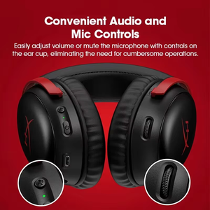 Audífonos Inalámbricos para Esports HyperX Cloud III Originales, Batería de Larga Duración, Indicador LED de Silencio, Espuma Viscoelástica, Audífonos para Juegos - Product Image 2