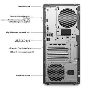 Lenovo GeekPro Personalizable, Core I7-14700, RAM DDR5, SSD+HDD Opcional, RTX4060-8G, Ordenador Silencioso y Eficiente para Oficina en Casa - Product Image 4