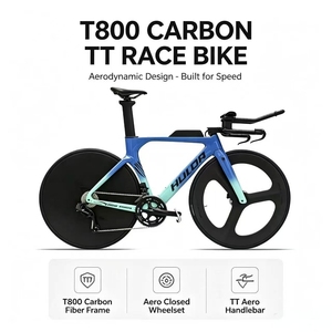 Vélo de course en carbone de qualité supérieure pour contre-la-montre, cadre en carbone T800, groupe électronique sans fil 24 vitesses, vélo de course en carbone fermé - Product Image 5