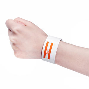 Gelang Identitas Medis Tahan Air untuk Pasien, <span class=keywords><strong>Label</strong></span> Rumah Sakit, Printer Termal Langsung, Gelang Identitas dengan Kode Batang - Product Image 4