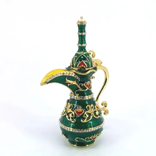 2021 hot sale colorful enamel and masonry beautiful aladdin magic lamp jewelry box /gift box(QF3912)