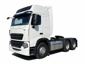 Nouveau Camion Tracteur Euro 5 Diesel Automatique 420 CV 6x4 A7 à Cabine Élevée et Plateau Extensible avec Attache - Product Image 1