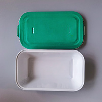 Barquette de cuisson en aluminium pour avion avec couvercles