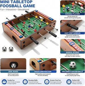 Mesa de Futbolito Mini para Niños, Material MDF, Mesa de Futbolito Estándar, Venta al Por Mayor - Product Image 4