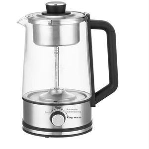 <span class=keywords><strong>Hervidor</strong></span> de vidrio transfronterizo de 110 V, 1.5 L, resistente al calor, con filtro desmontable, control de perilla, apagado automático y función de mantener caliente para uso diario - Product Image 6