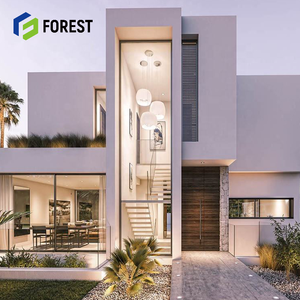 Multi Generational Light Steel <b>Villa</b> Dual Living Prefab Home Design With Separate Entrances - Product Image 1