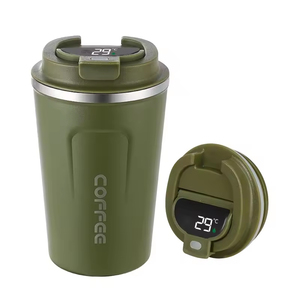 Giá hấp dẫn cà phê xách tay cup Tumbler thép không gỉ chân không flasks với chỉ số nhiệt độ - Product Image 2