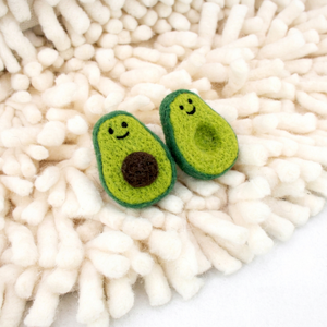 Aguacate de Fieltro para Manualidades y Proyectos DIY para Niños, Comercio Justo, Hecho a Mano, Lana Ecológica - Product Image 2