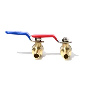 YD Professional Custom External Cannula High Pressure Brass Ball Valve For Water Gas Use Valves