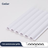 Paneles de pared de PVC WPC de estilo europeo moderno Diseño clásico con función impermeable Precio al por mayor Hojas de panel de pared para interior