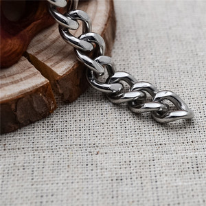 Engravable Stainless Steel Couple Bracelets | His and Hers ID Chain Bracelets | Matching Custom Jewelry Gift Set - Product Image 5