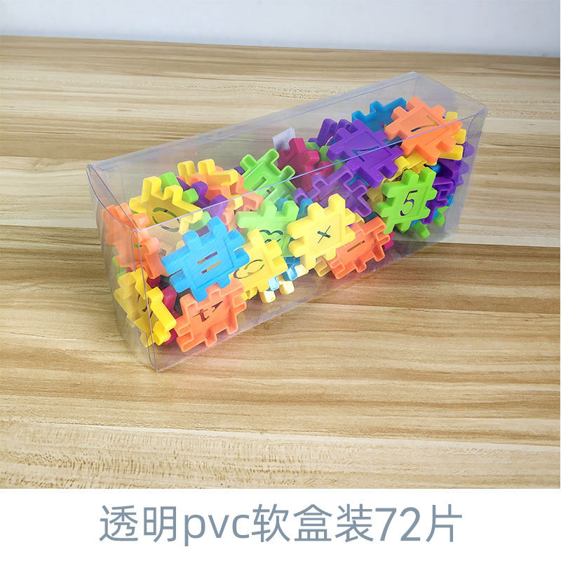 [72 piezas] Caja de PVC transparente