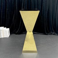 Vase en métal J&M 2026 pour décoration de table de mariage, centre de table, décoration de vase en métal