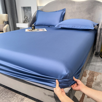 Housse de matelas de style moderne, écologique, antibactérienne, 300 fils, en coton, anti-poussière, douce, en gros
