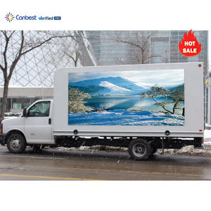 Layar LED Billboard Bergerak untuk Iklan di Kendaraan, Tahan Air untuk Luar Ruangan, P4 4Mm, untuk Truk Komersial - Product Image 1