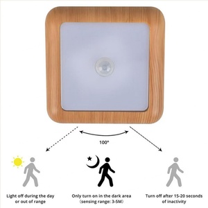 Lámpara Nocturna LED Moderna y Creativa de Alta Calidad con Sensor de Movimiento PIR, Luz Blanca Cálida para Escaleras, Armarios, Dormitorios, Decoración del Hogar - Product Image 5