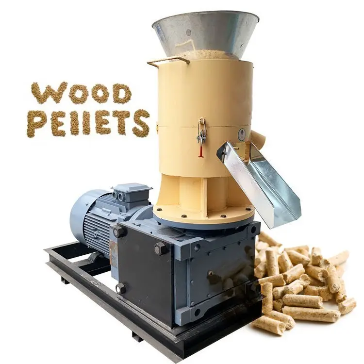 सीई लकड़ी छर्रों प्रसंस्करण मशीन बायोमास चावल की भूसी भूसी तेल केक गोली बनाने की मशीन लकड़ी छर्रों बनाने के लिए