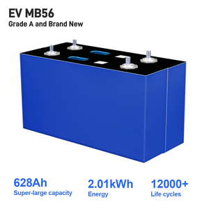 中国库存 MB56 628Ah 8000次循环角柱形LFP锂离子3.2V 2009.6WH可充电LiFePO4电池高循环产品 - Product Image 2