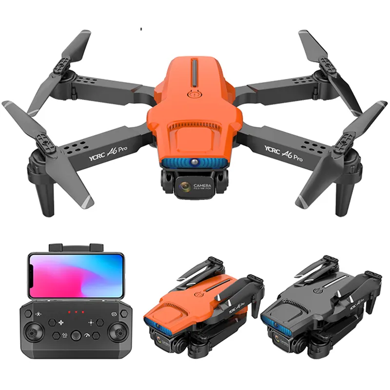 A6 pro 4k video cameras drones with hd camera and gps rc helicopter mini long range drone toy