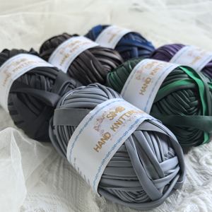 100G jeweils 100% Polyester beschichtetes mattes Metallic-Gewebe, geeignet für DIY Häkeln, Stricken, Handtaschen, Rucksäcke, Kissen usw. - Product Image 5