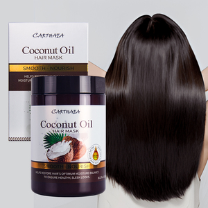 Masque capillaire nourrissant et revitalisant en profondeur à l'huile de coco bio 1000g pour cheveux abîmés - Product Image 5