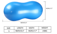Offre Spéciale coloré anti-éclatement d'arachide physio capsule gym yoga exercice fitness balle pour la physiothérapie