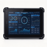 Tablet Industri Tangguh 10.1 Inci IP67 Tahan Air dan Guncangan Android 13 MTK8781 10000mAh 4G Lte Gps Beidou Dengan Rj45 Rs232