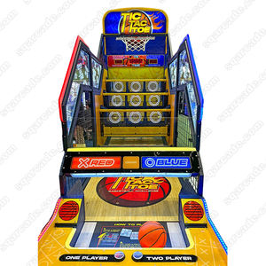 Máquina de Juego Arcade Interactiva con Monedas, Desafío de Baloncesto Tic Tac Toe, Canje de Tickets, para Entretenimiento en Interiores - Product Image 4