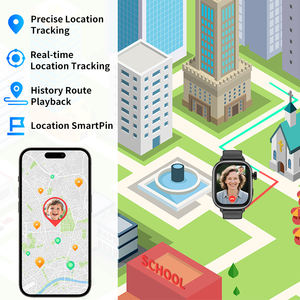 Reloj Inteligente <span class=keywords><strong>para</strong></span> Niños, Reloj Inteligente Deportivo Android con GPS en Tiempo Real, WIFI, SOS, Rastreo, Videollamada 4G, Red 4G, IA - Product Image 1