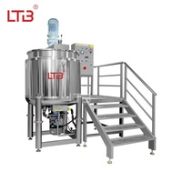 Équipement de fabrication de liquides de nettoyage, de pâtes détergentes, de nettoyants alimentaires, de savon de toilette et de liquide vaisselle, à double enveloppe, en SUS316, à capacité personnalisable