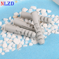 Bouchons muraux en plastique, 10 pièces, pour Expansion de Tube, ancre, prise murale, 8mm, qualité garantie