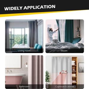 รางผ้า<span class=keywords><strong>ม่าน</strong></span>ติดเพดานแบบตรงและโค้งงอได้มีความยืดหยุ่นสำหรับใช้ในบ้าน-สำหรับหน้าต่างสองชั้นและที่แบ่งห้อง - Product Image 5