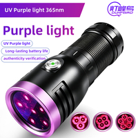 Linterna UV Forense al por Mayor, 365nm, Acero Inoxidable, 700 Lúmenes, Detector de Fluidos Corporales para Investigación de Escenas del Crimen, Alta Potencia, OEM