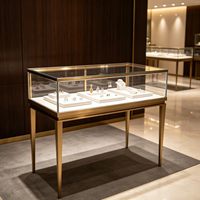 Éclairage LED écologique et durable en aluminium pour présentoirs de bijoux en magasin de détail