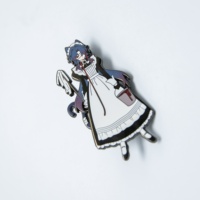 Badge de revers personnalisé Anime Printemps, épinglette en métal de collection avec figurine articulée en émail