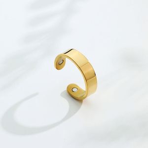 Bague unisexe en acier inoxydable à double aimant thérapeutique, bijou de santé pour lutter contre le ronflement et favoriser l'amincissement, idéale pour les fiançailles - Product Image 6