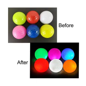 Wholesale 3 Piece Surlyn Light Control Led Golf Ball