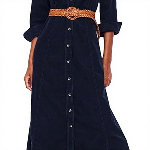 2026 Nuevo Abrigo de Invierno de Alta Calidad para Mujer, Estilo Elegante, Ajustado, Color Sólido, Hombros Descubiertos, Mangas con Puños, Cierre de Botón Único, Cintura Imperio, Ideal para Oficina - Product Image 3
