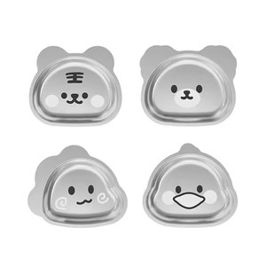 Plato de Cena Infantil de Acero Inoxidable 304, Plato de Comida para Bebés con Diseño de Dibujos Animados para Jardín de Infancia - Product Image 2