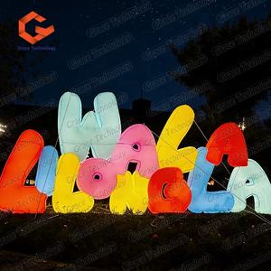 Lettres et chiffres gonflables géants personnalisés avec logo pour la publicité extérieure - Product Image 4