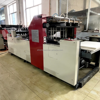 Vollautomatische Papierfalt- und Bindemaschine Stahldraht-Buchheftmaschine Kleine Broschüren- und Notizbuch-Herstellungsmaschine
