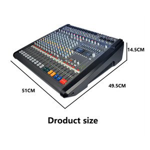 Mixer Audio Professionale S-1200 a 12 Canali con 320 DSP, Bluetooth, <span class=keywords><strong>5</strong></span> USB, Registrazione, Alimentazione Phantom 48V per Palco e KTV - Product Image 5