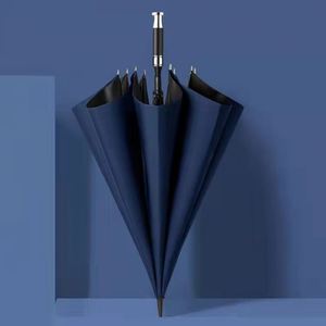 Parapluie de golf automatique extra-large double usage, résistant aux intempéries, avec poignée droite, personnalisable, longue poignée, protection soleil et pluie - Product Image 1