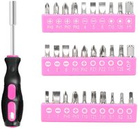 Workpro — Kit d'outils manuels pour femmes, 63 pièces, mignon, réparation à domicile