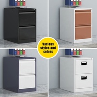 Nouvelle Armoire de Classement en Acier à 4 Tiroirs avec Revêtement Poudré, Boîte de Rangement Sûre pour Documents de Bureau, Idéale pour Salle de Sport, Atelier, École - Nouveauté