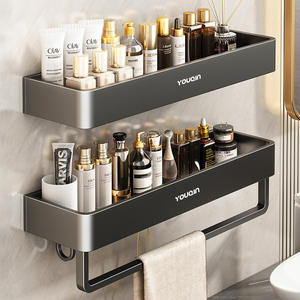 Estante de Baño Youain, Rectangular, 50x30 cm, Montado en la Pared, Duradero, Sin Necesidad de Perforación - Product Image 1