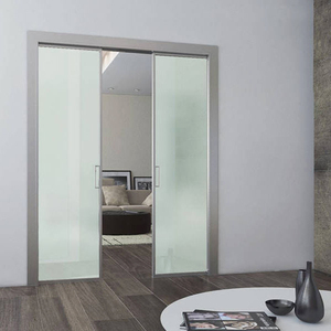 Poches coulissantes d'intérieur en verre blanc, 30 pièces, décoratives de haute qualité, acide trempé givré, personnalisé, portes d'entrée - Product Image 2